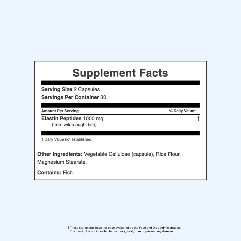Elastin Peptide Skin Tightening Formula